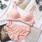 Biancheria intima da donna senza anello in acciaio sezione sottile raccogliere pizzo sexy