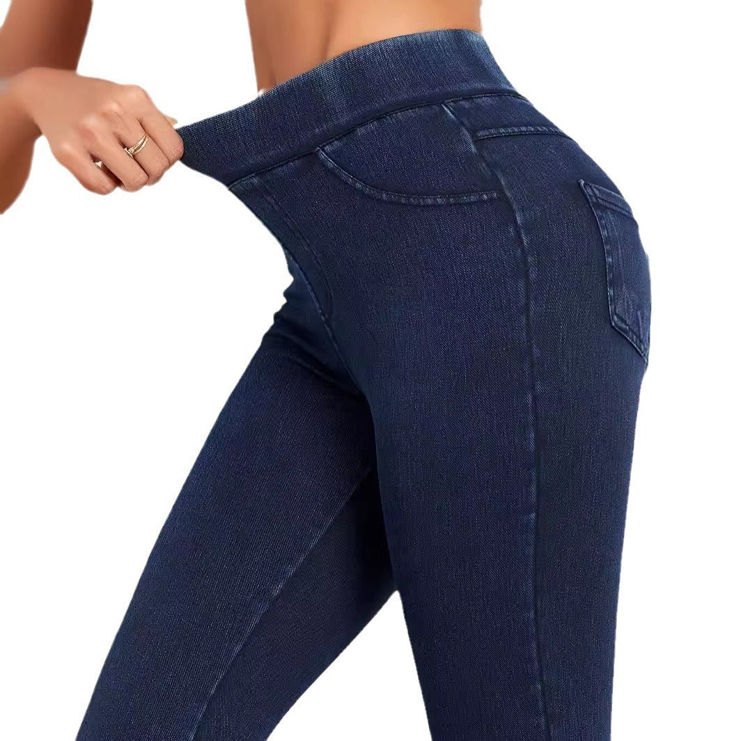 Pantaloni casual da yoga e corsa con doppia tasca da indossare all'aperto