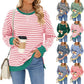 Maglione girocollo casual alla moda Abbigliamento da donna